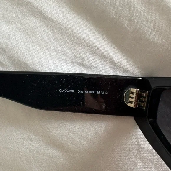 Celine Black Cat-Eye Sunglasses - Picture 7 of 7